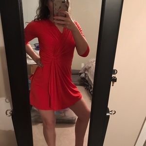 Daisy Fuentes petite red dress, never worn, NWOT